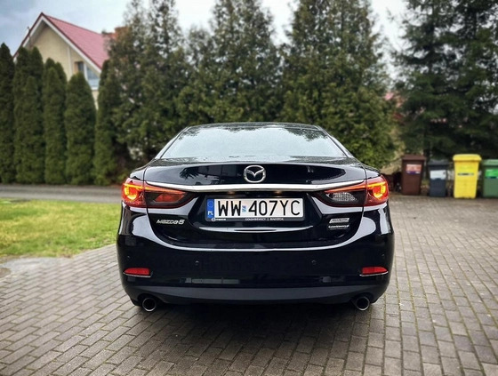 Mazda 6 cena 93500 przebieg: 135000, rok produkcji 2017 z Grudziądz małe 46